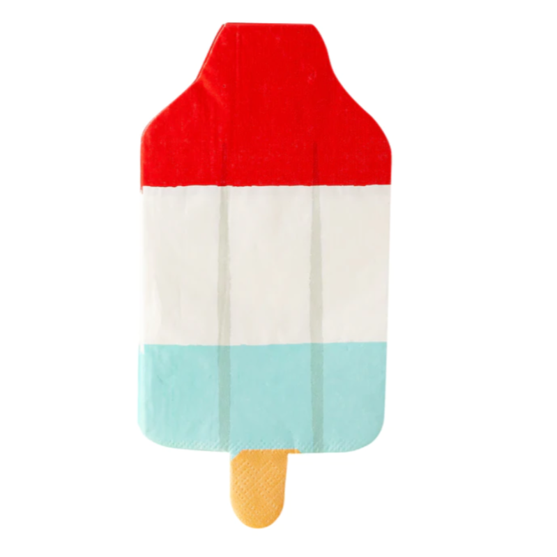 ROCKET POP SHAPED GUEST TOWEL NAPKIN Bonjour Fête  Bonjour Fete - Party Supplies