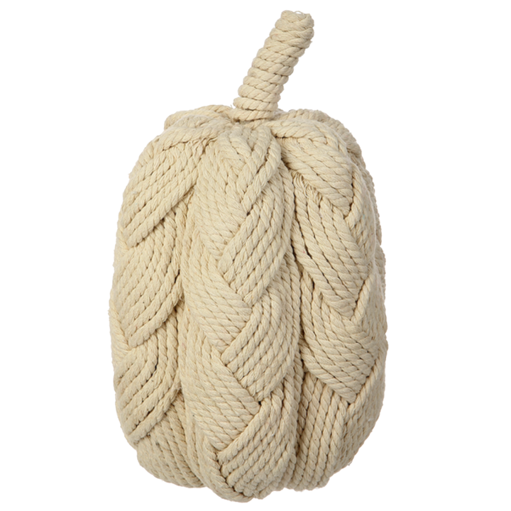 ROPE PUMPKIN Allstate Floral Halloween Home Decor 11" x 6.3" Bonjour Fete - Party Supplies