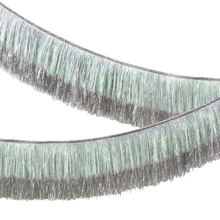 SILVER TINSEL FRINGE GARLAND Meri Meri Garlands & Banners Bonjour Fete - Party Supplies