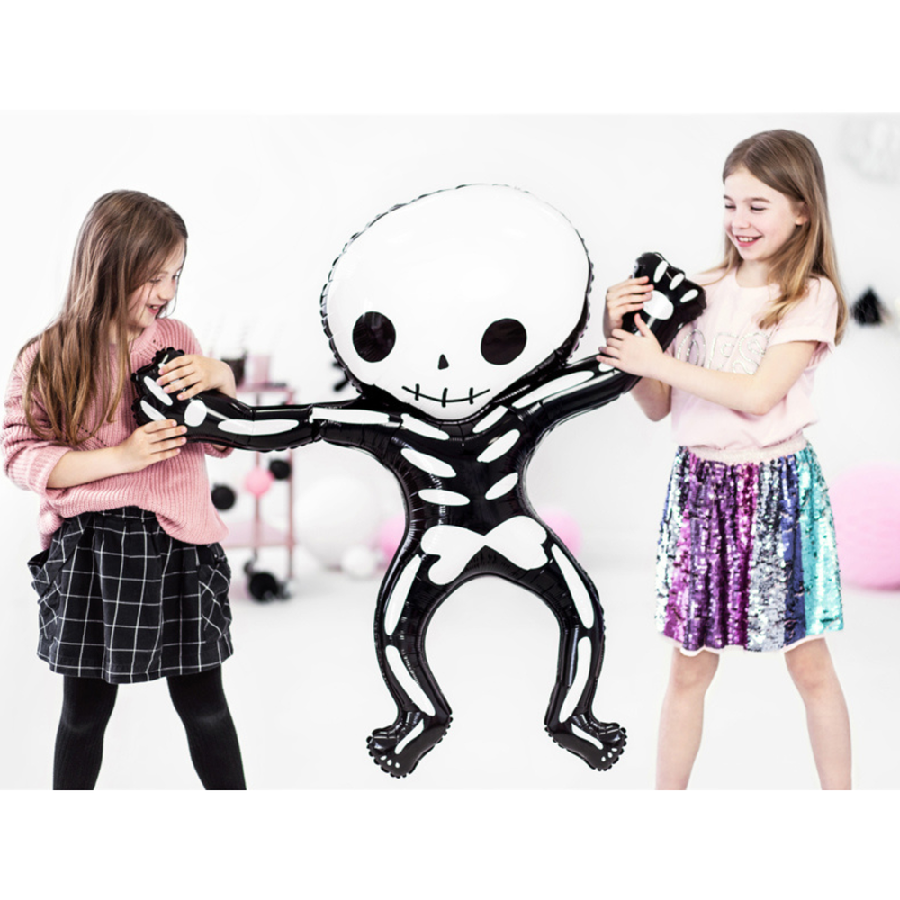 SKELETON BALLOON Party Deco Halloween Balloons Bonjour Fete - Party Supplies