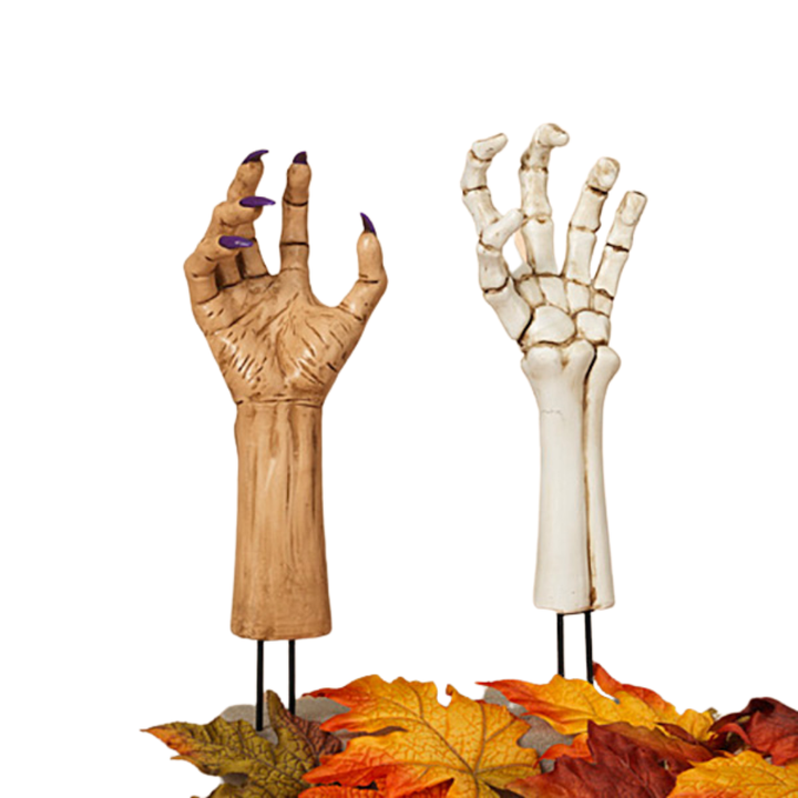 ZOMBIE HAND PATHWAY MARKERS The Gerson Companies Halloween Party Decorations Bonjour Fete - Party Supplies
