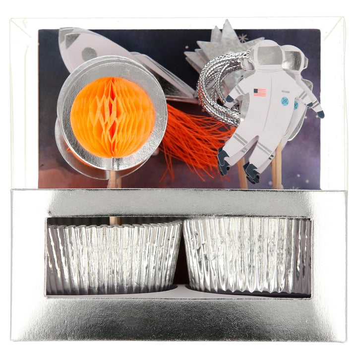 SPACE CUPCAKE KIT Meri Meri Baking Bonjour Fete - Party Supplies