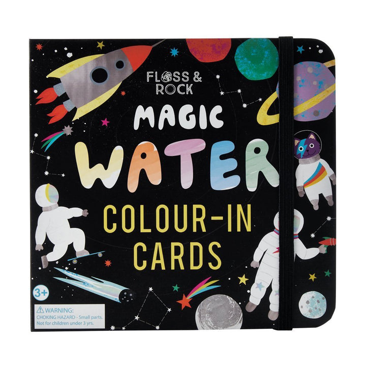 SPACE THEMED WATER COLORING ACTIVITY Floss & Rock Toy Bonjour Fete - Party Supplies