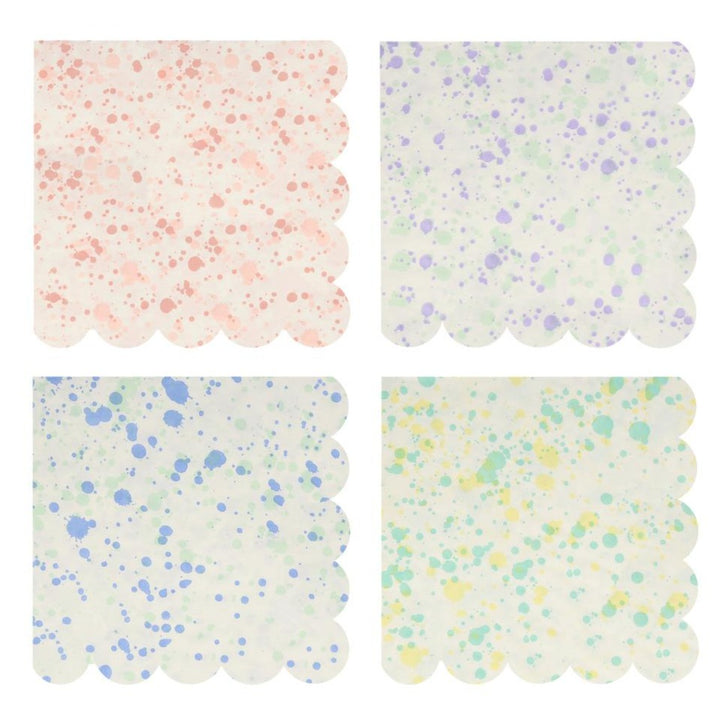 SPECKLED NAPKINS Meri Meri Napkins Large Bonjour Fete - Party Supplies