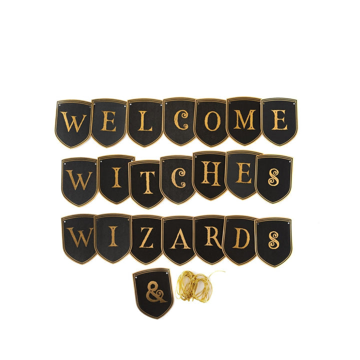 SPELLBOUND WELCOME BANNER My Mind’s Eye Garlands & Banners Bonjour Fete - Party Supplies