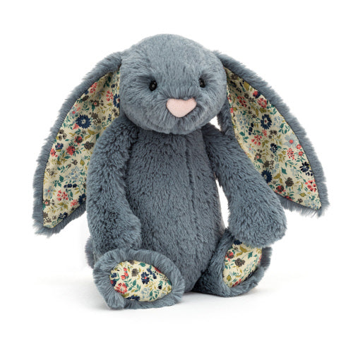 BLOSSOM DUSKY BLUE BUNNY BY JELLYCAT Jellycat Dolls & Stuffed Animals Small Bonjour Fete - Party Supplies