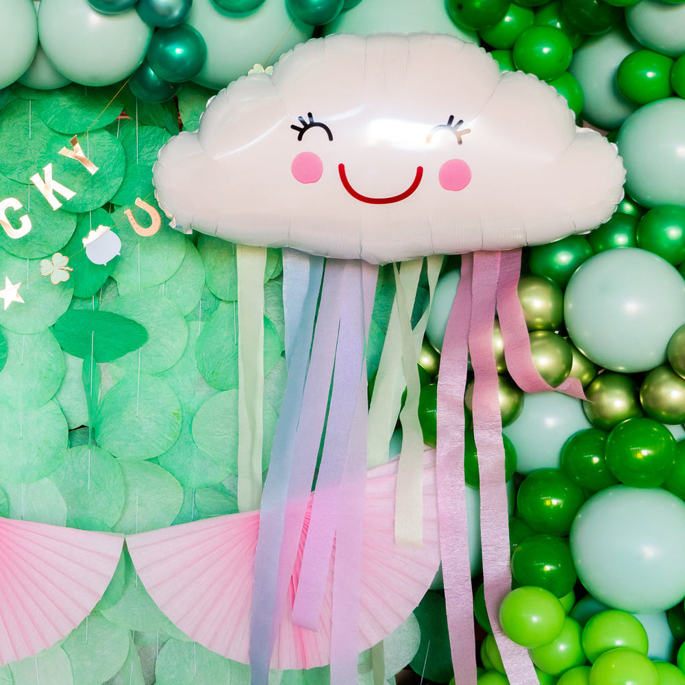 RAINBOW AND CLOUDS BALLOON Anagram Balloon Bonjour Fete - Party Supplies