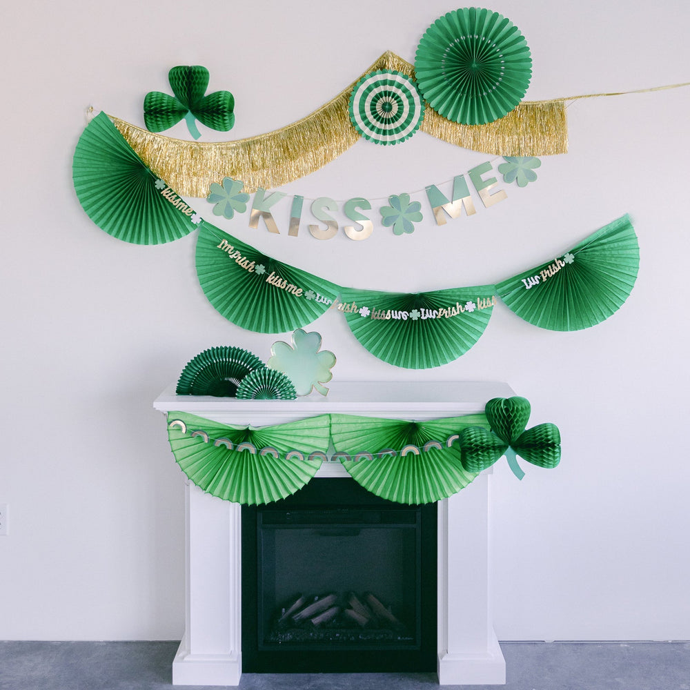 ST. PATRICK'S DAY MINI BANNER SET My Mind's Eye St Patrick's Day Bonjour Fete - Party Supplies