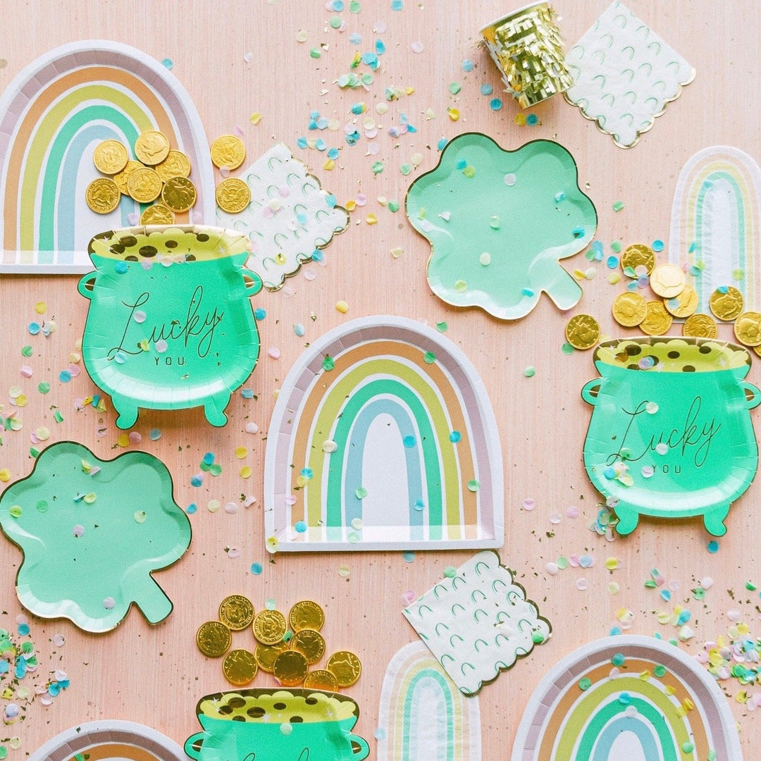 RAINBOW SHAPED PLATES My Mind’s Eye Plates Bonjour Fete - Party Supplies