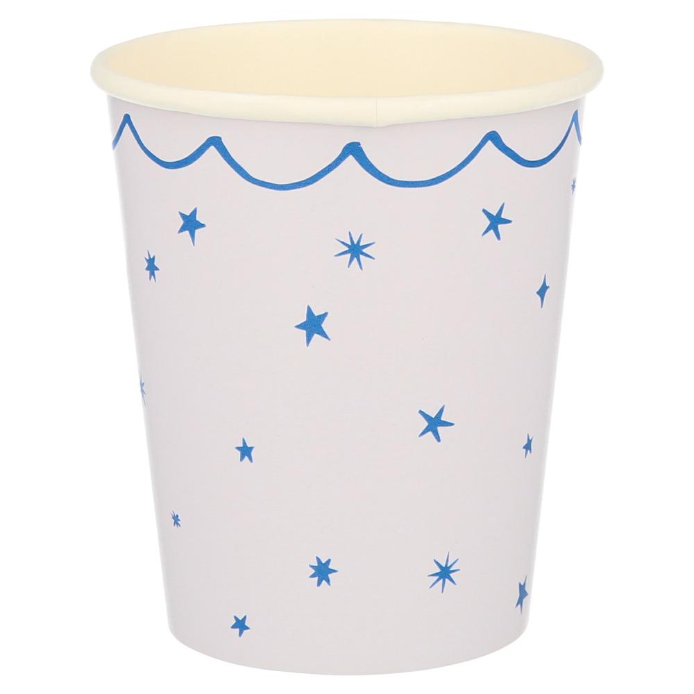 STAR PATTERN CUPS Meri Meri Cups Bonjour Fete - Party Supplies