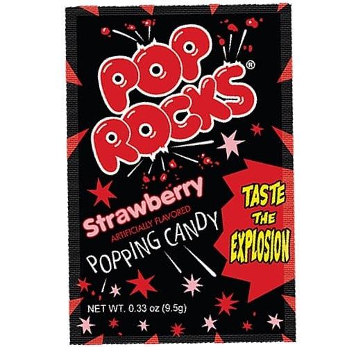 POP ROCKS CANDY Fun Express Candy STRAWBERRY Bonjour Fete - Party Supplies