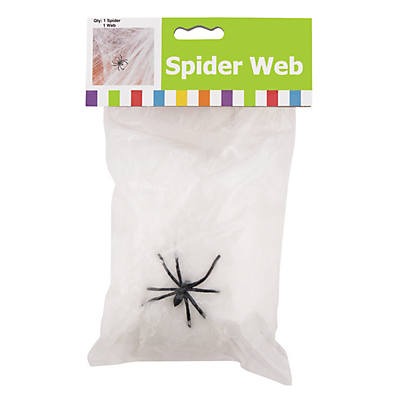 STRETCHABLE SPIDER WEBS HALLOWEEN DECORATION Fun Express Halloween Party Decorations Bonjour Fete - Party Supplies