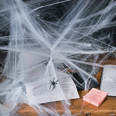 STRETCHABLE SPIDER WEBS HALLOWEEN DECORATION Fun Express Halloween Party Decorations Bonjour Fete - Party Supplies