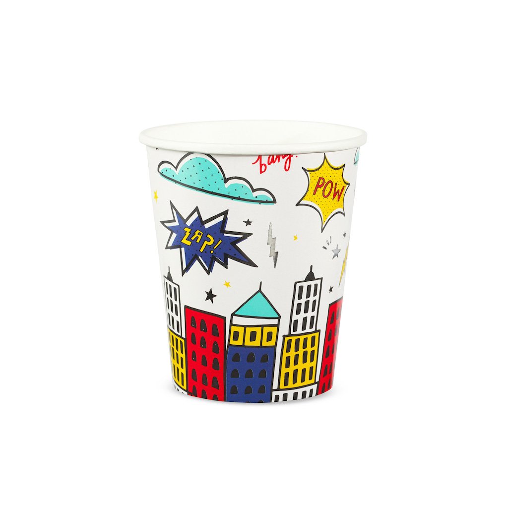 SUPERHERO CUPS Daydream Society Cups Bonjour Fete - Party Supplies
