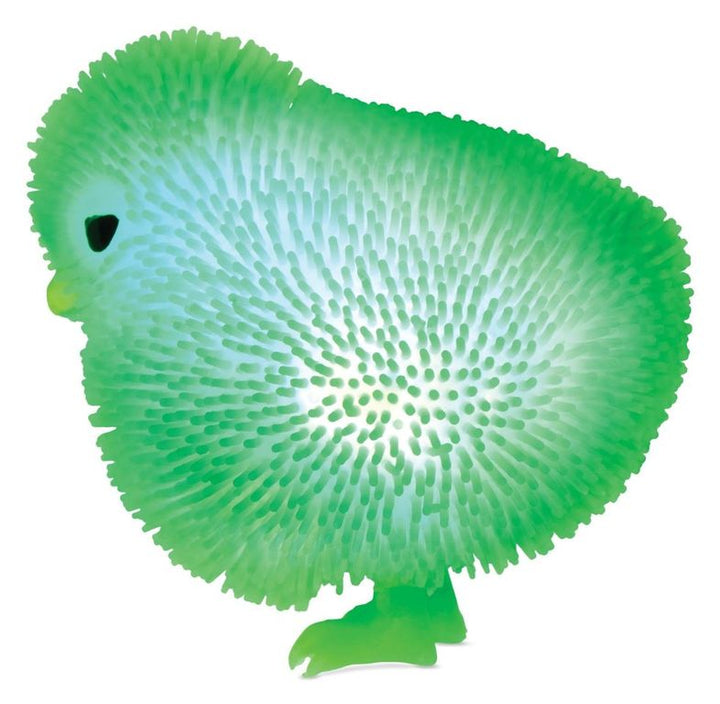 GREEN CHICK LIGHT UP SQUEEZE TOY Iscream Easter Gifts & Basket Fillers Bonjour Fete - Party Supplies