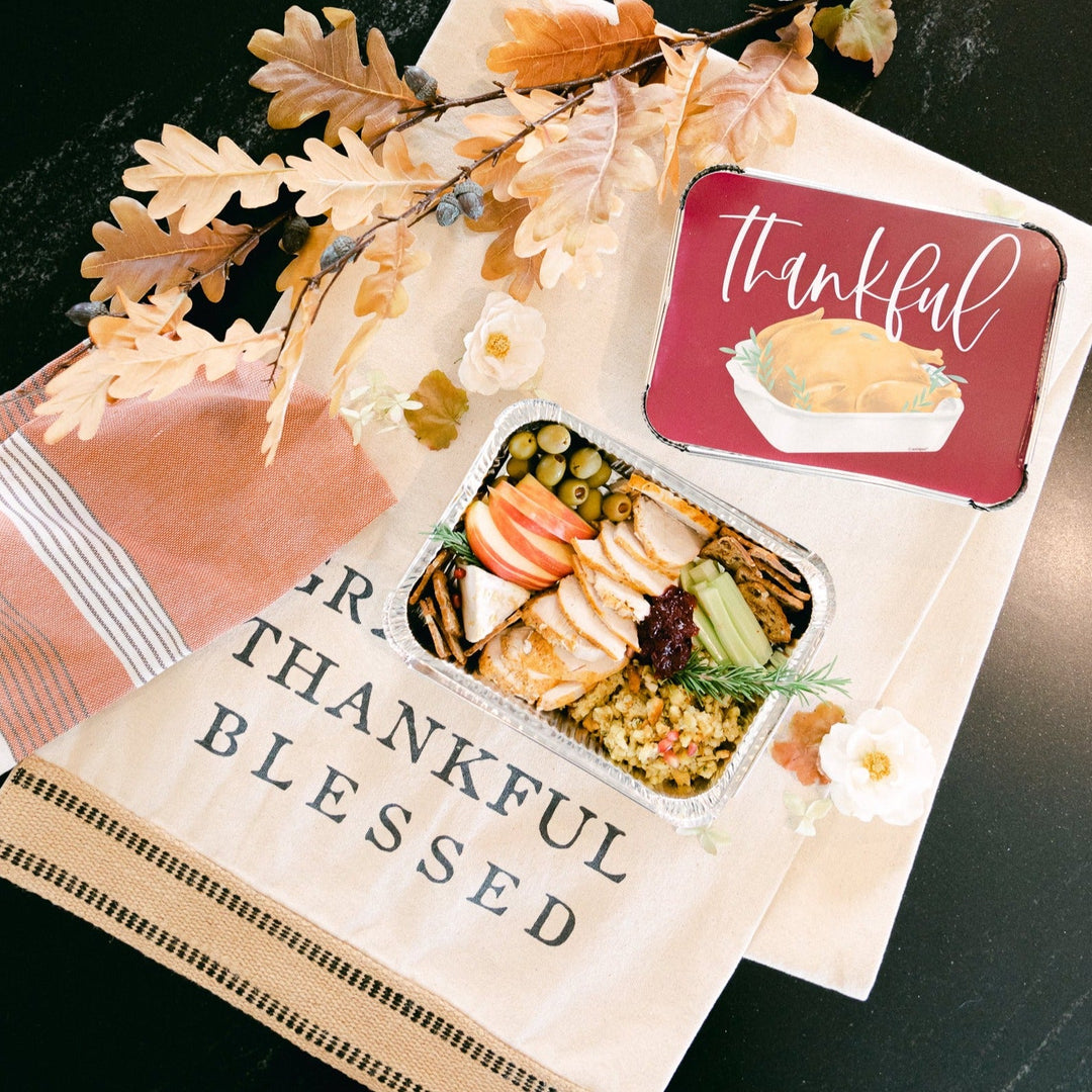 THANKFUL TABLE RUNNER Mud Pie Thanksgiving Party Supplies Bonjour Fete - Party Supplies