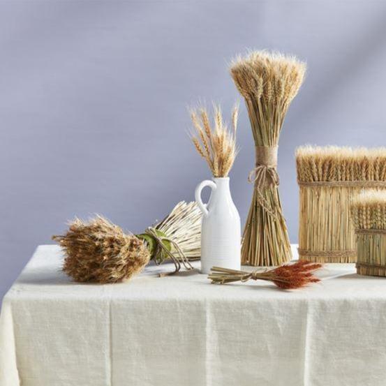 SMALL DRIED WHEAT BUNDLE Mud Pie Thanksgiving Home Bonjour Fete - Party Supplies