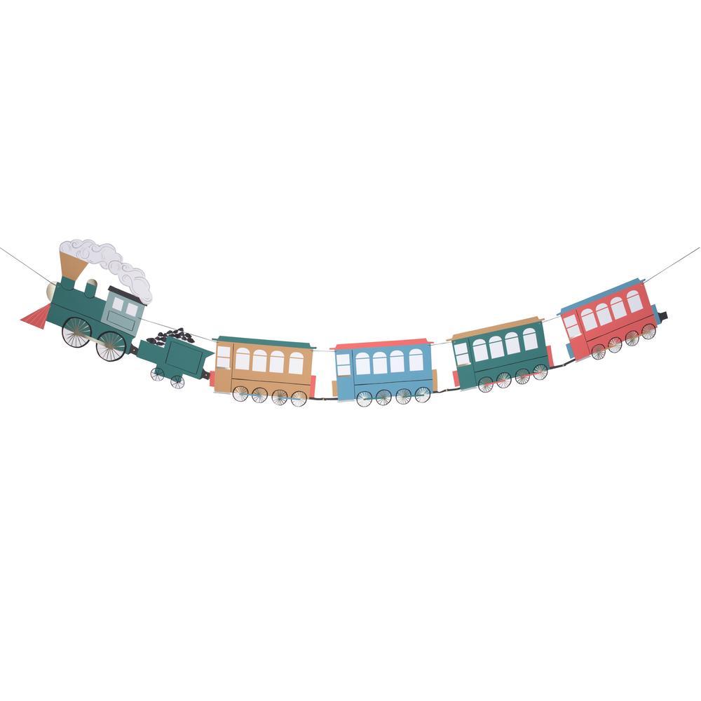 TRAIN GARLAND Meri Meri Garlands & Banners Bonjour Fete - Party Supplies