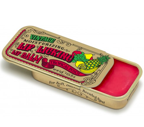 VINTAGE LIP LICKING LIP BALM Tinte Cosmetics Kid's Bath TROPICAL PUNCH Bonjour Fete - Party Supplies