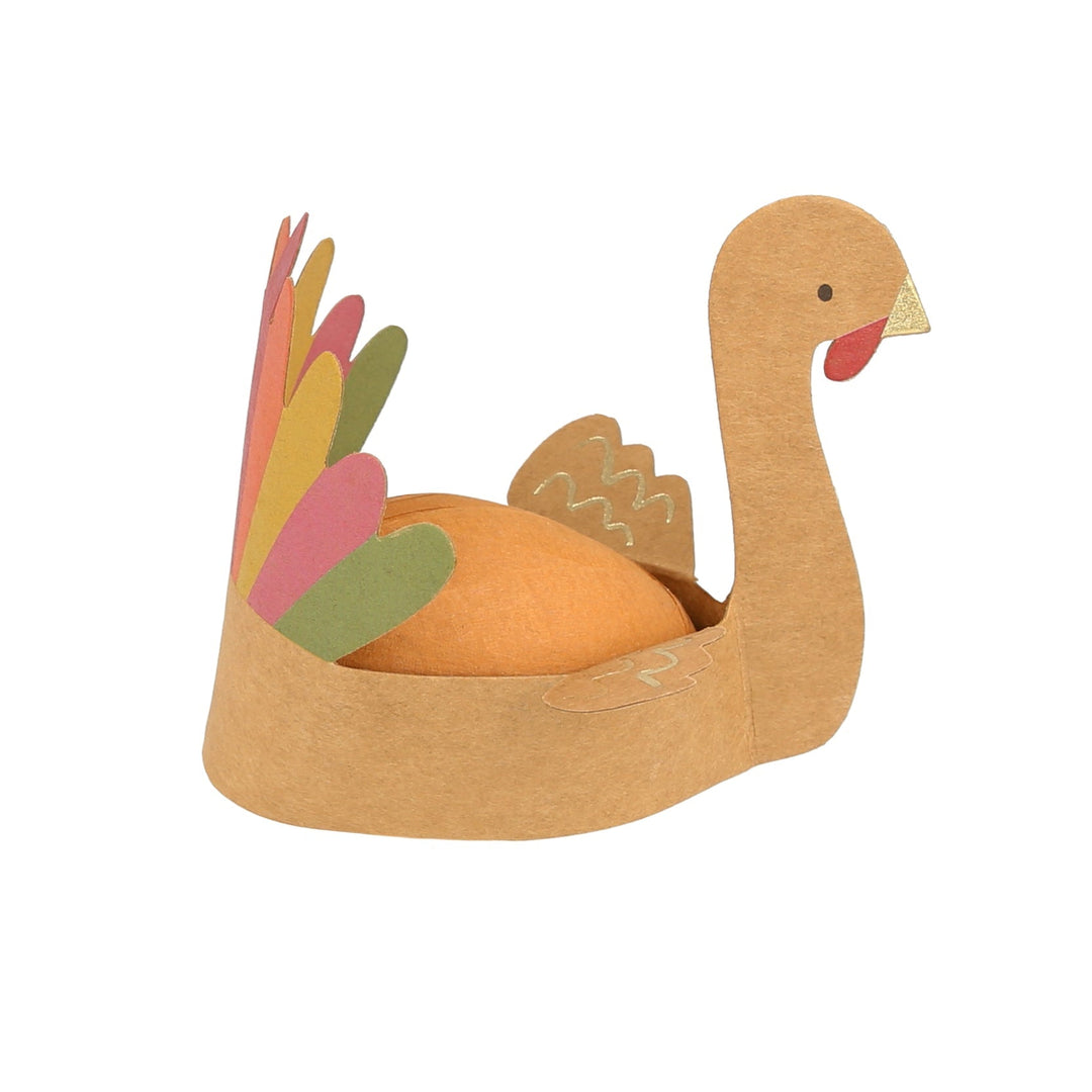 THANKSGIVING TURKEY SURPRISE BALLS Meri Meri Thanksgiving Favors & Crackers Bonjour Fete - Party Supplies
