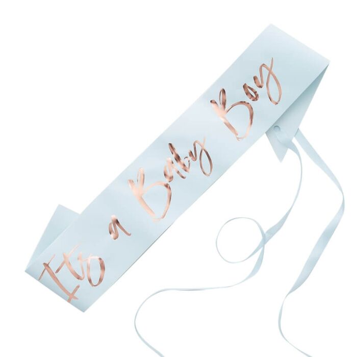 IT'S A BABY BOY BABY SHOWER SASH Ginger Ray UK Sash Bonjour Fete - Party Supplies