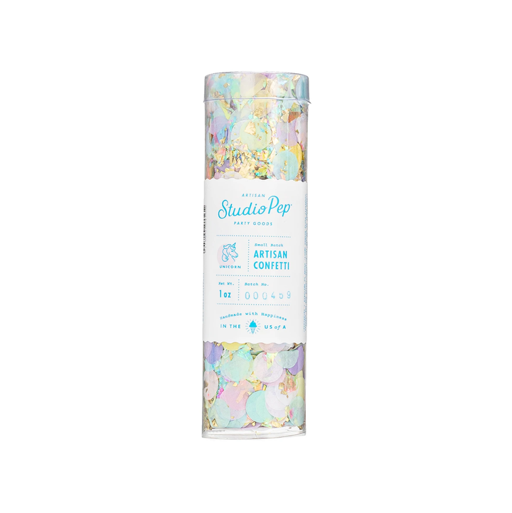 UNICORN CONFETTI MIX Studio Pep Confetti 1 OUNCE TUBE Bonjour Fete - Party Supplies
