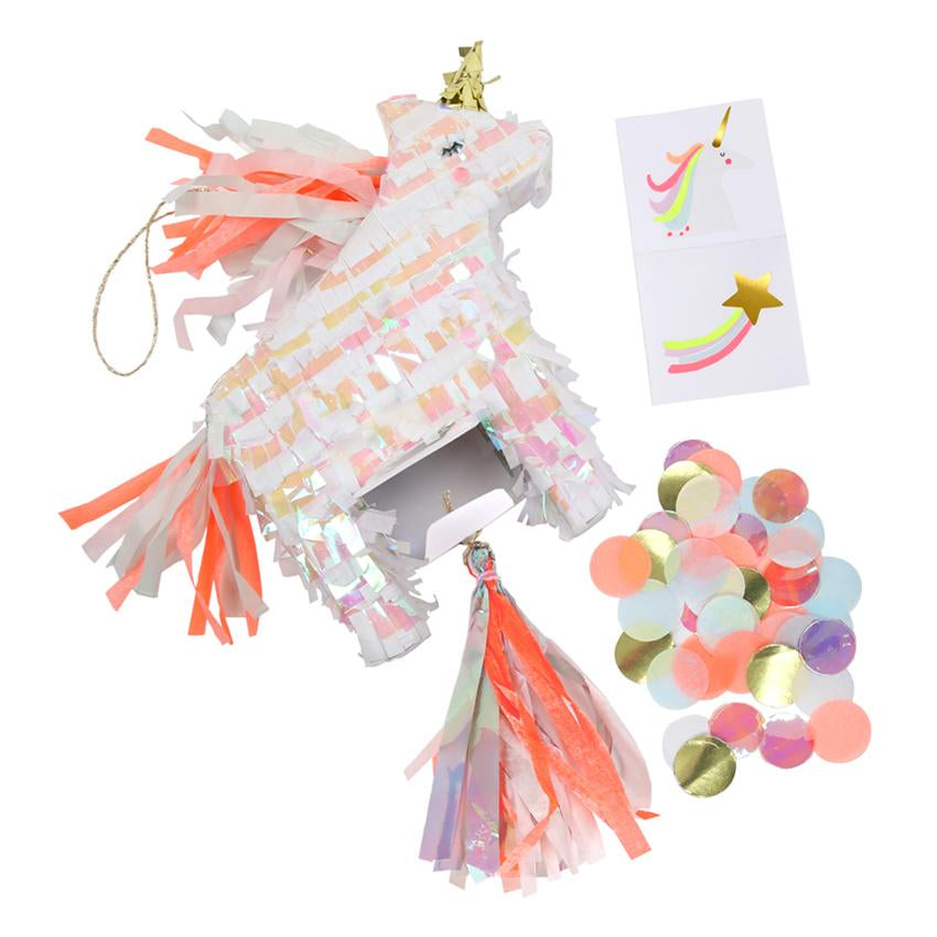 UNICORN PIÑATA PARTY FAVOR Meri Meri Mini Pinatas Bonjour Fete - Party Supplies