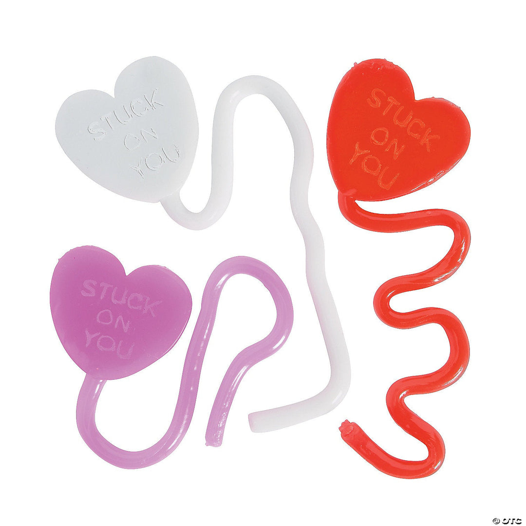 STICKY HEARTS Fun Express Valentine's Day Accessories Bonjour Fete - Party Supplies