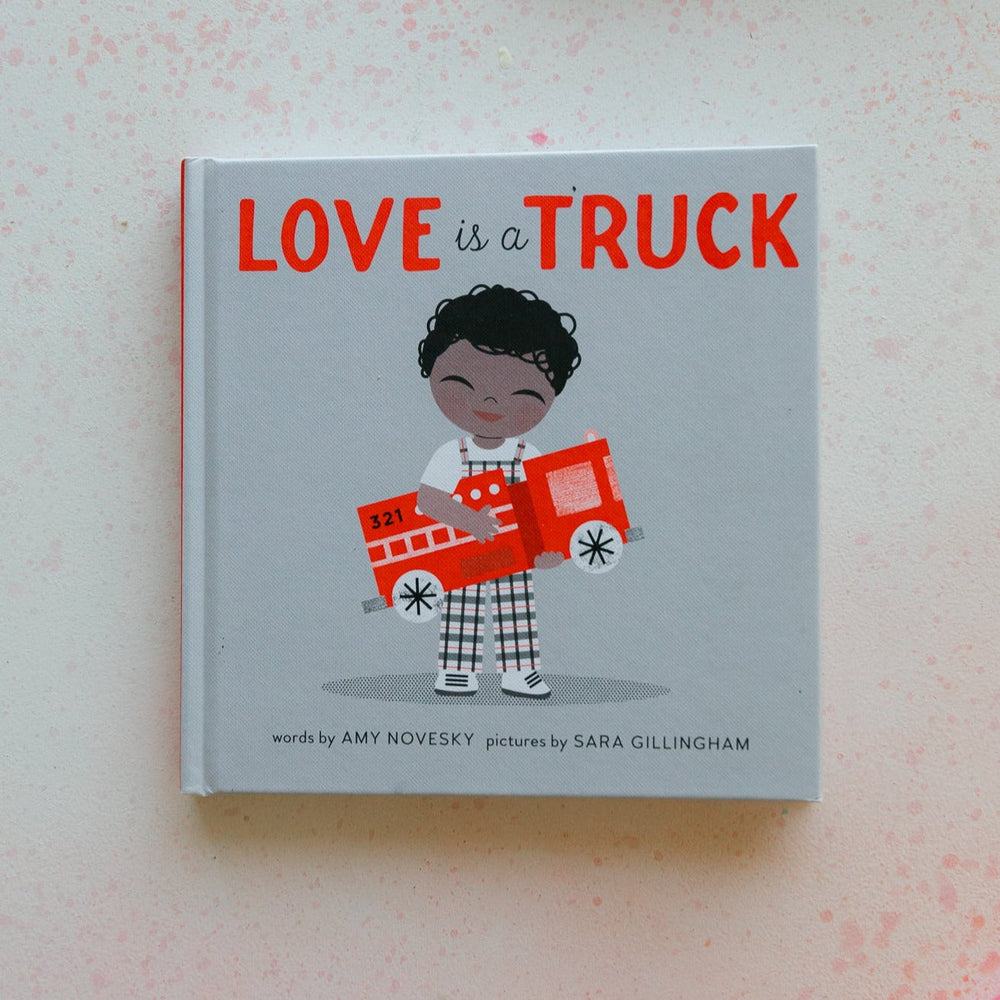 LOVE IS A TRUCK BOARD BOOK Abrams Books Books For Kids Bonjour Fete - Party Supplies