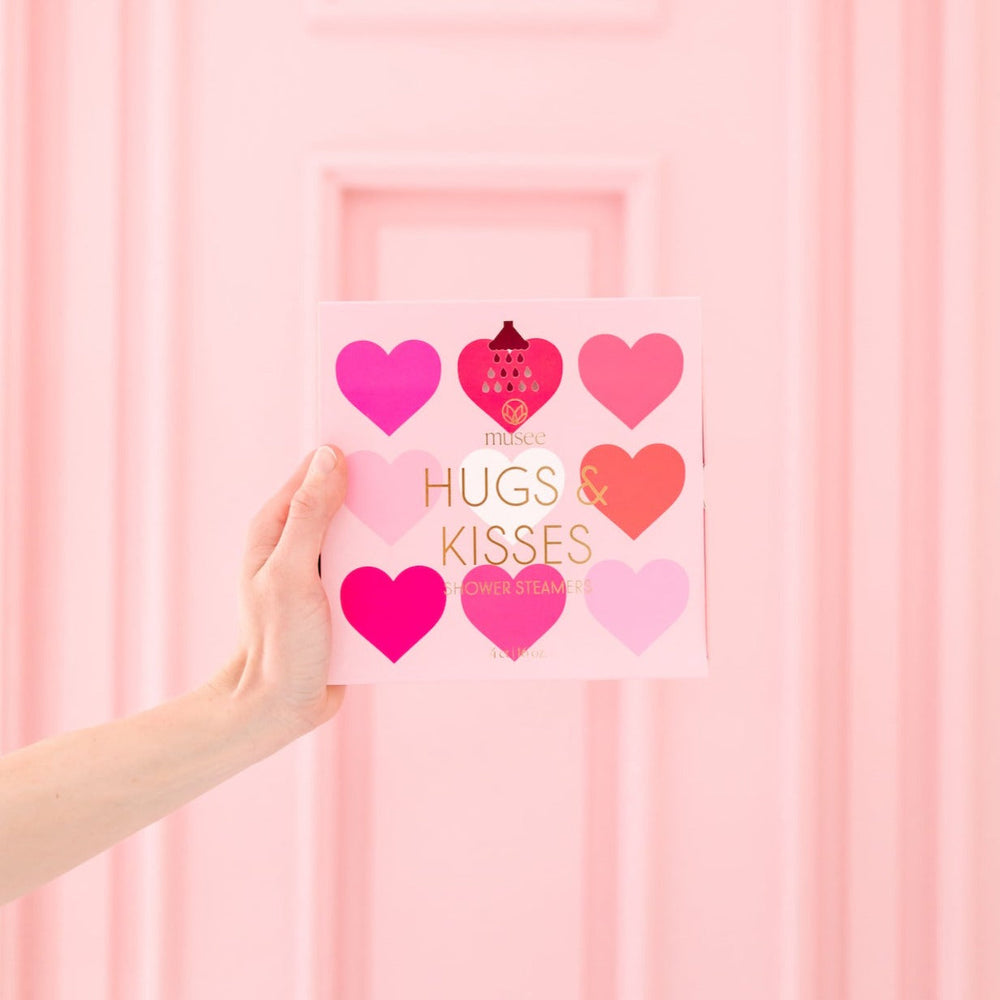 HUGS & KISSES SHOWER STEAMERS Musee Bath & Body Bonjour Fete - Party Supplies