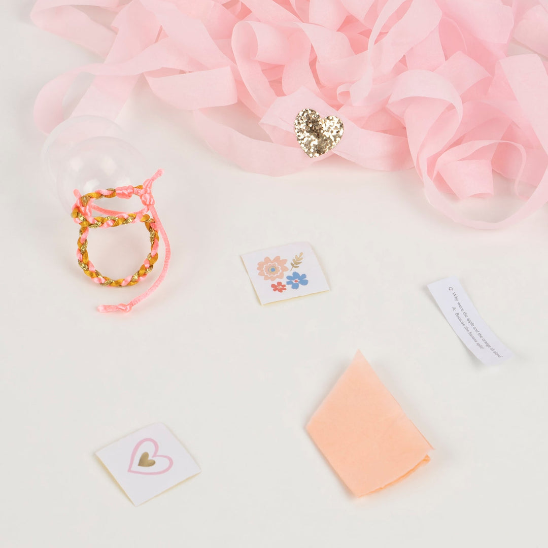 PINK SURPRISE BALLS Meri Meri Pinatas | Surprise Balls | Party Crackers Bonjour Fete - Party Supplies