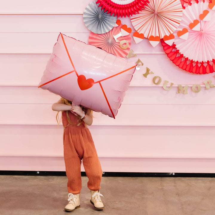 TO MY SWEETHEART PINK LETTER BALLOON Qualatex Balloon Bonjour Fete - Party Supplies