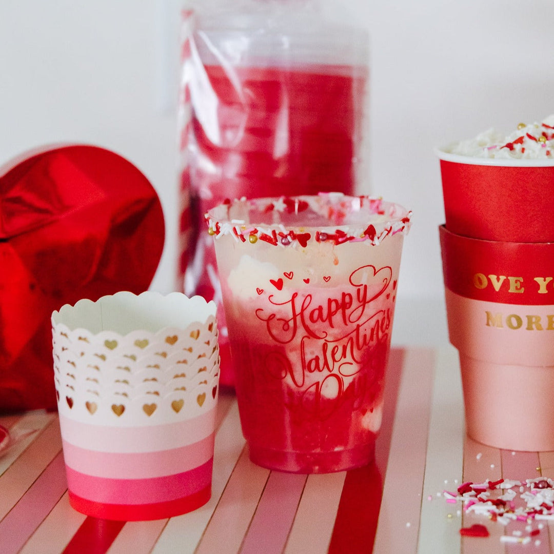 HAPPY VALENTINE'S DAY HEARTS FROST FLEX CUPS – Bonjour Fête