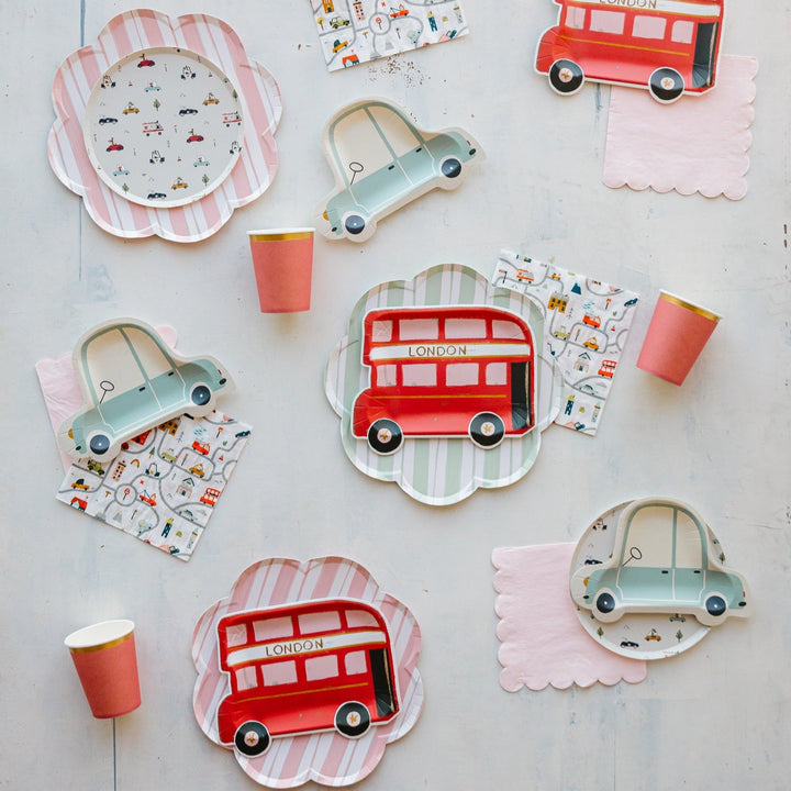 LONDON CUPS Josi James Cups Bonjour Fete - Party Supplies