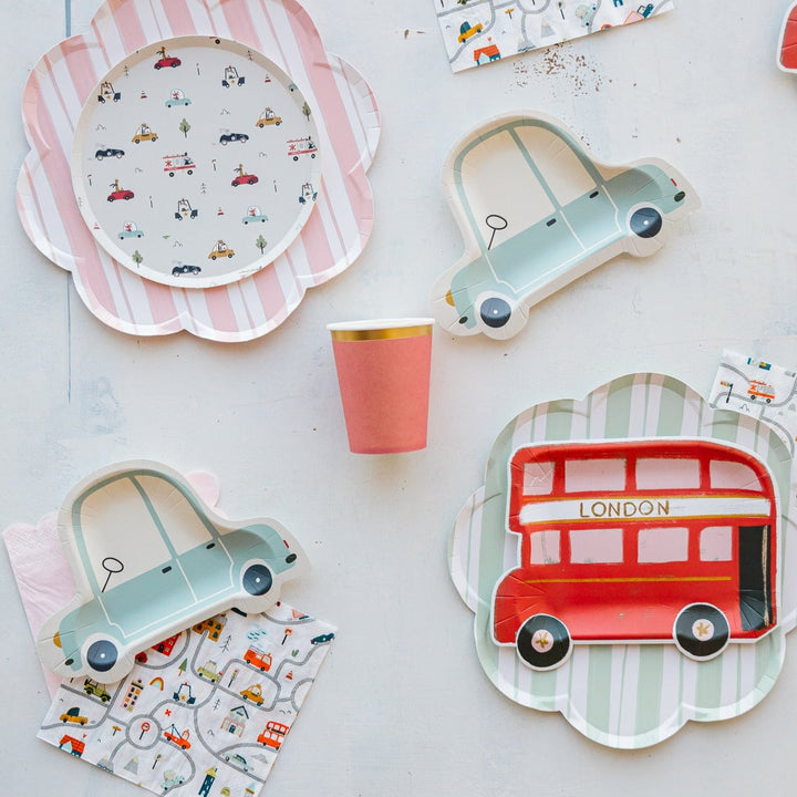 LONDON CUPS Josi James Cups Bonjour Fete - Party Supplies