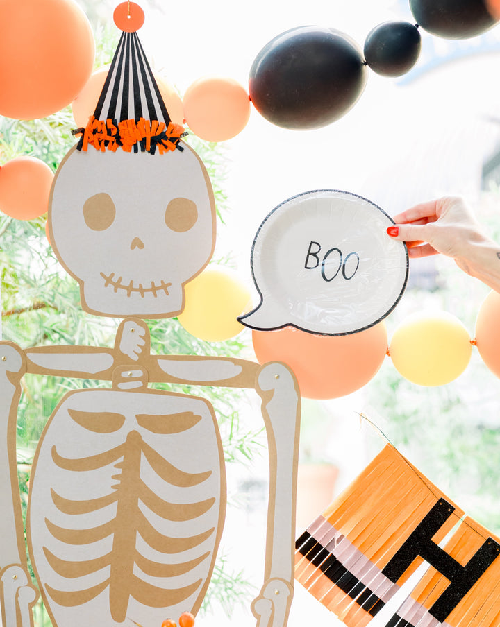 VINTAGE HALLOWEEN JOINTED SKELETONS Meri Meri Halloween Decor Bonjour Fete - Party Supplies