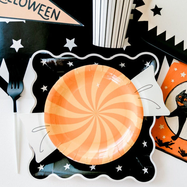 HALLOWEEN CANDY SHAPED PLATES My Mind’s Eye Halloween Party Supplies Bonjour Fete - Party Supplies
