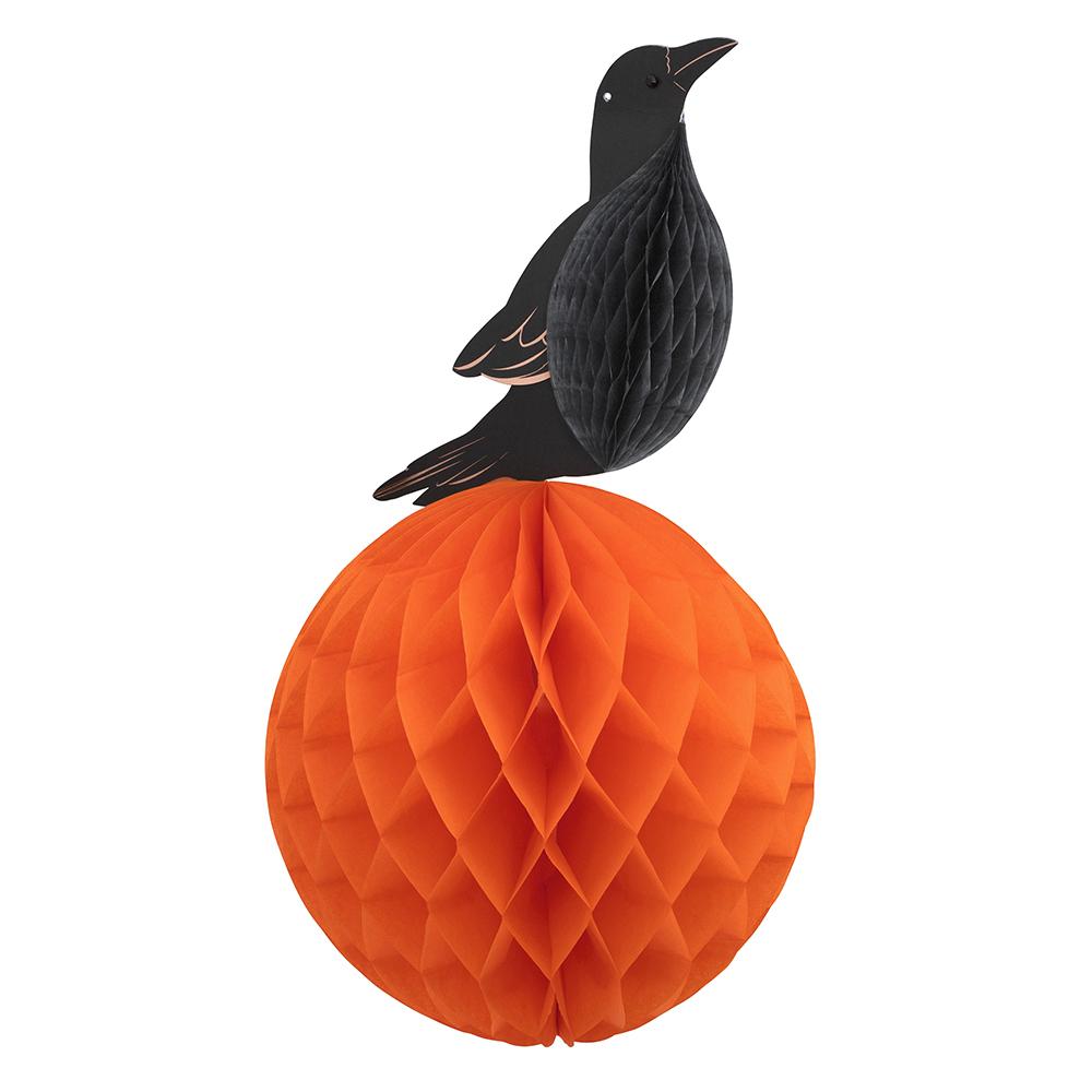 VINTAGE HALLOWEEN HONEYCOMB HEADS Meri Meri Halloween Decor Bonjour Fete - Party Supplies