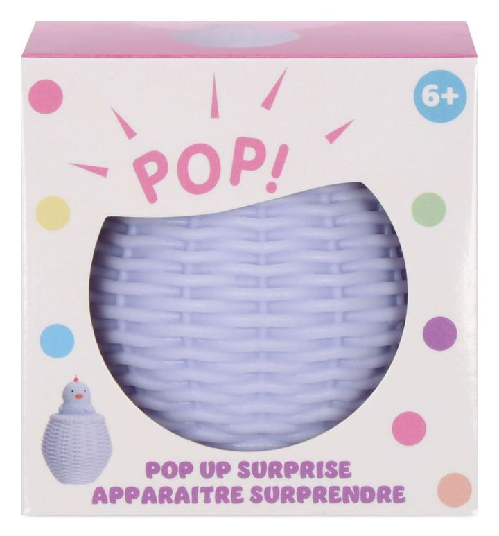 CHICK IN A BASKET SQUEEZE TOY Iscream Easter Gifts & Basket Fillers Bonjour Fete - Party Supplies