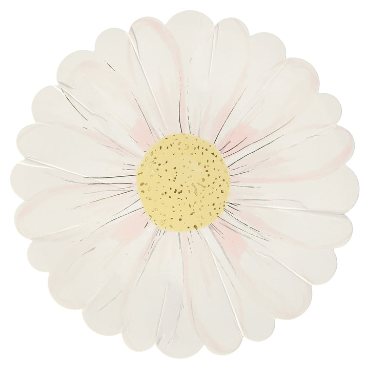 WILD DAISY FLOWER SHAPED PLATES Meri Meri Plates Bonjour Fete - Party Supplies