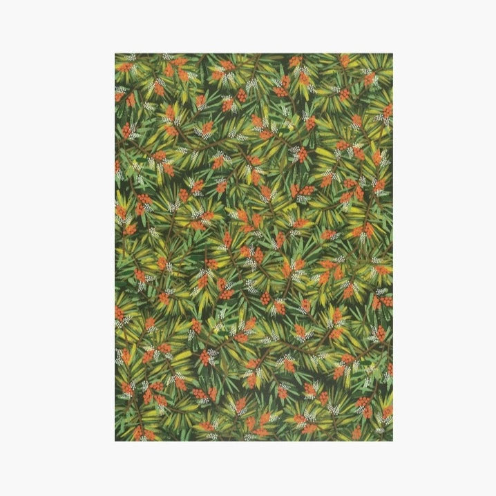 PINE SET OF THREE WRAPPING SHEET BY RIFLE PAPER CO. Rifle Paper Co christmas gift wrap Bonjour Fete - Party Supplies