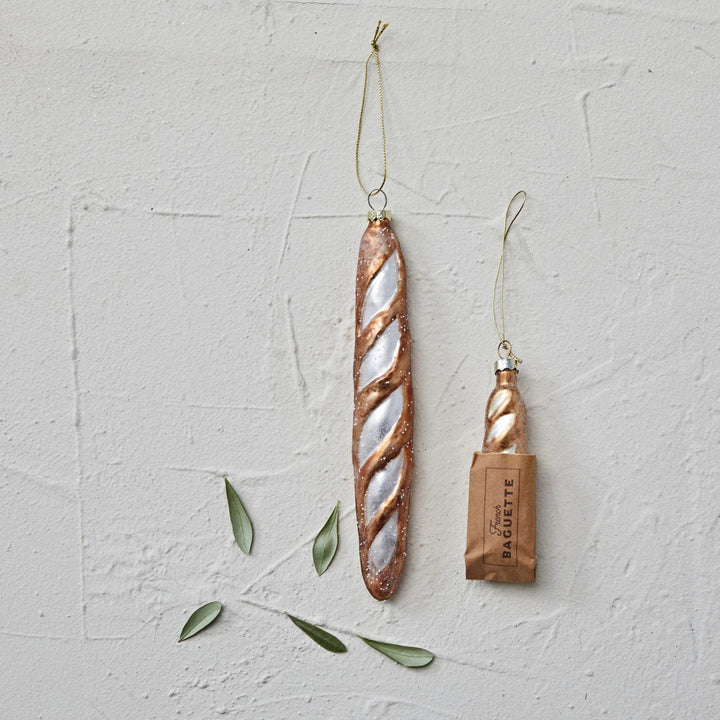 FRENCH BAGUETTE ORNAMENT Creative Co-op Bonjour Fete - Party Supplies