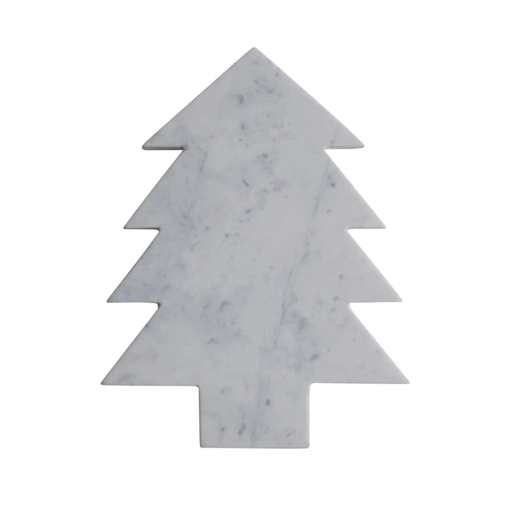 MARBLE TREE SHAPED CUTTING BOARD christmas tree Bonjour Fete - Party Supplies